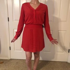 White House Black Market red/orange dress